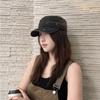 25 new high-end goods in early autumn, flat-top military hat, summer damage hat, sunshade, sunscreen, breathable travel