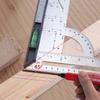 90-Grad-Winkelmesser Holzbearbeitungswinkel für Schreiner Multifunktionale Holzbearbeitungswerkzeuge Abnehmbares Winkelmessgerät