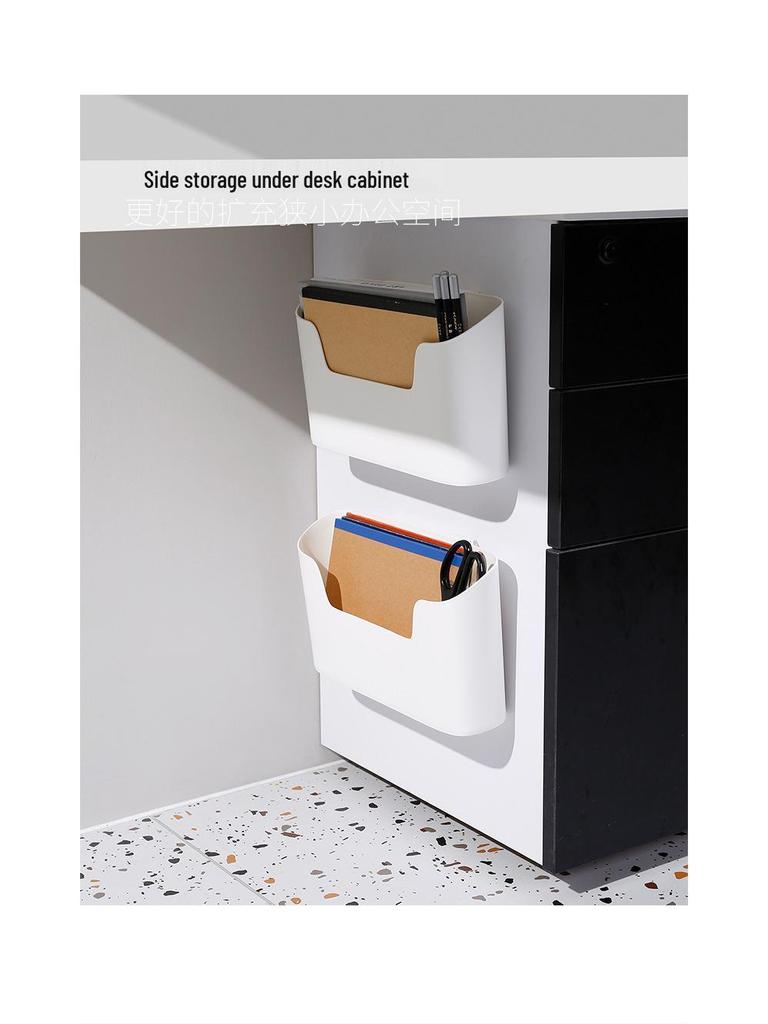 Ohne Bohren Wandmontierte Aufbewahrungsbox für Küchen- & Badezimmer-Kleinkram