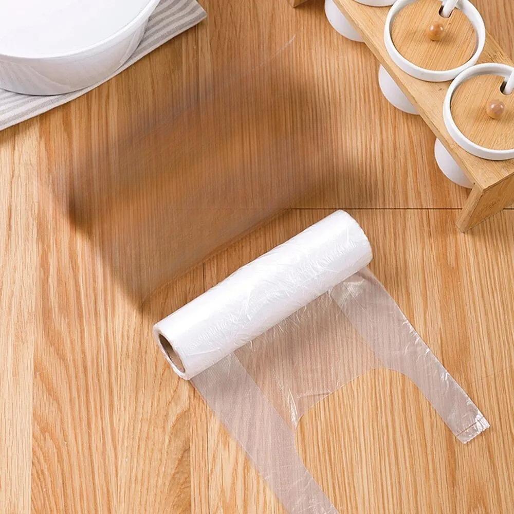 

100 шт. жилетного типа, утолщенный мешок для хранения точек разрыва, холодильник с рулоном, одноразовый для дома, 3 размера по желанию