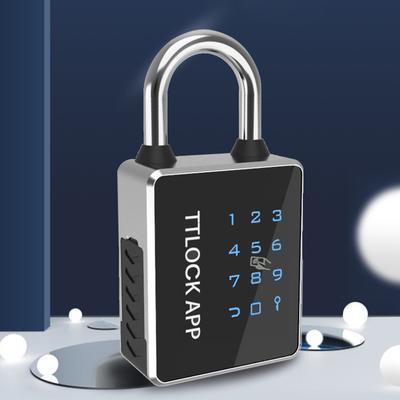 Cerradura de Puerta Inteligente Electrónica Candado Biométrico de Huella Digital Aplicación TUYA/TTLOCK Portátil Sin Llave Desbloqueo Rápido Antirrobo Contraseña