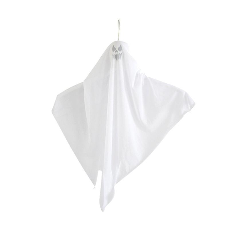1 Pcs Halloween Ghost Hanging Halloween Hanging Lamp White Flying Ghost Hanging Tree Window CDecoration Scene Layout Props