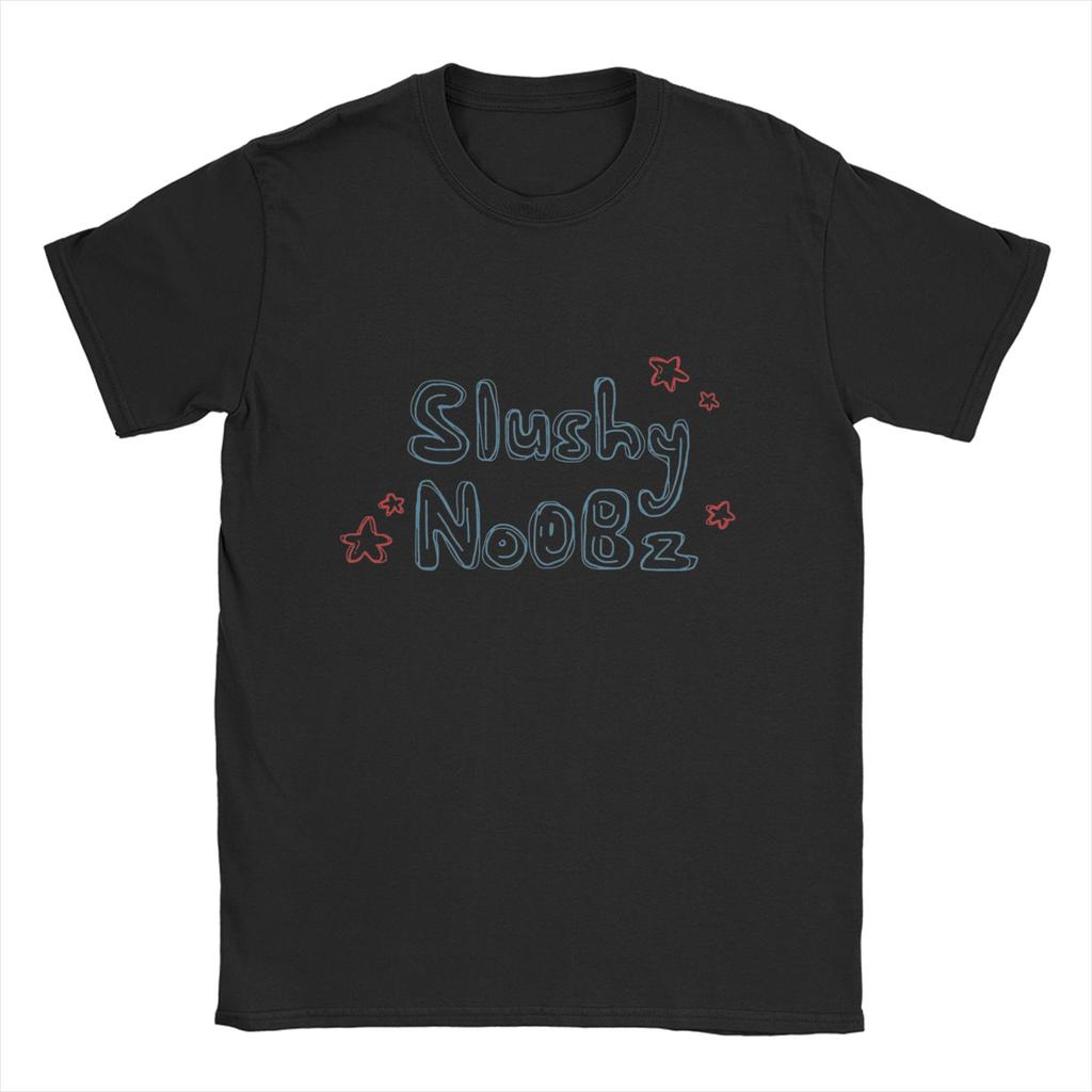 Vintage T Shirt Beach Slushy Noobz Hip Hop TShirts Funny Pure Cotton Tee Shirt for Unisexs Funny Cheap Print Short Sleeve Tops