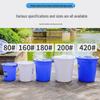 Extra Large Thickened Plastic Bucket with Lid for Household, Water Storage, Enzyme Fermentation