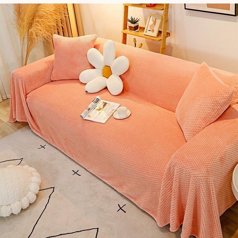 LISM Anti-Scratch Plush Thickened Sofa Cover