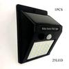 Outdoor Waterproof LED Solar Light Eco-Friendly PIR Motion Sensor Wall Light Solar Powered Street Lamp Yard Garden Decoration
