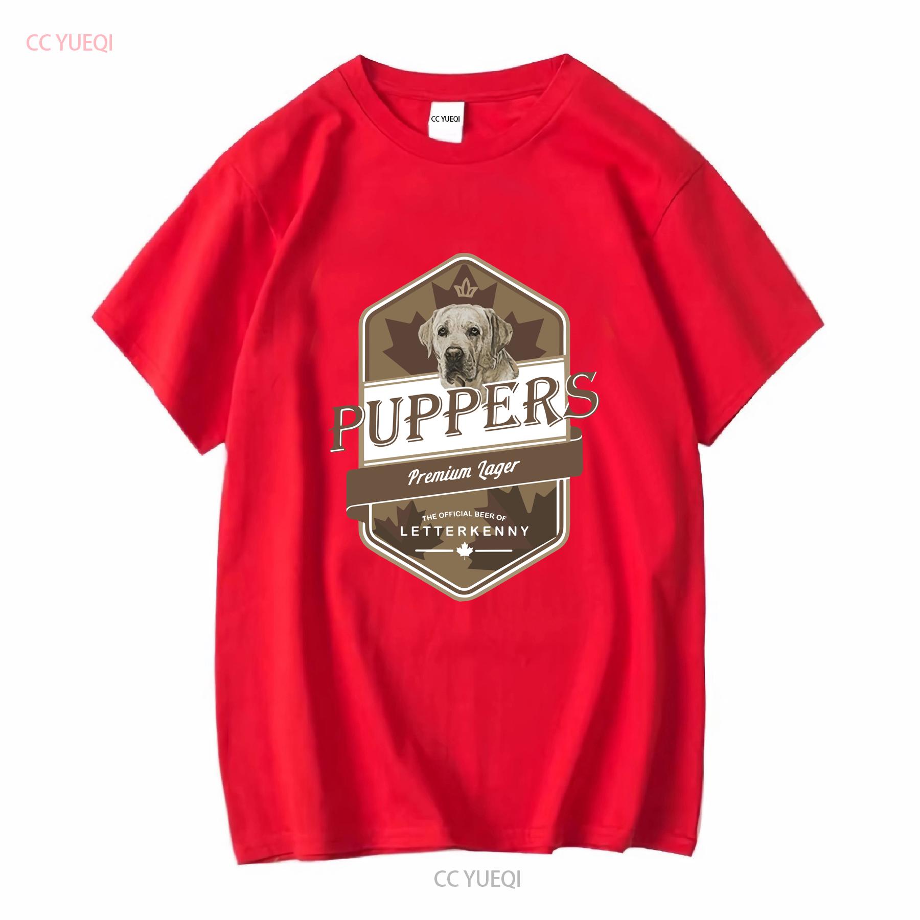 New Letterkenny Puppers Premium Lager Beer Classic T Shirt Size M 3XL vintage Washed Unisex Versatile graphic designer clothes S
