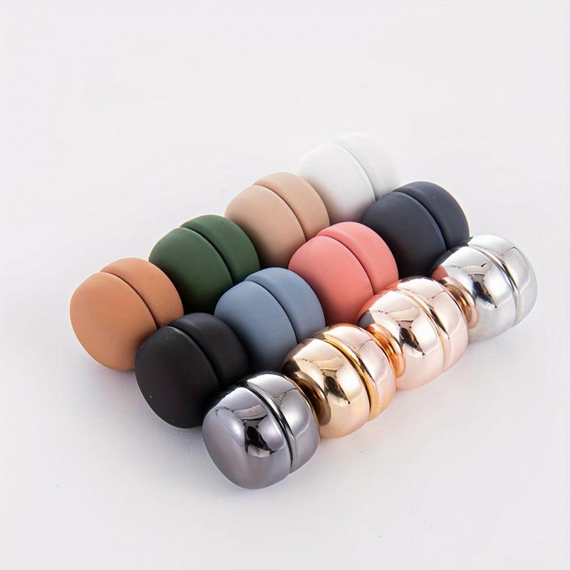 12 Magnetische Pins, Kommerzieller Magnetischer Kopftuch-Pin-Knopf, Damen Mehrzweck Bunter Schal Kleiner Magnetischer Kopftuch, Magnet,