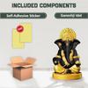 Resin Ganesh Idol For Home/God Idols/Ganpati Murti/Ganesh Ji For Puja/Car Dashboard/Home/Office/Living Room/Decorative Items