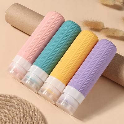 Bottiglie da viaggio da 90 ml per articoli da toeletta, bottiglie da spremere da viaggio a prova di perdite Set da 4 bottiglie riutilizzabili