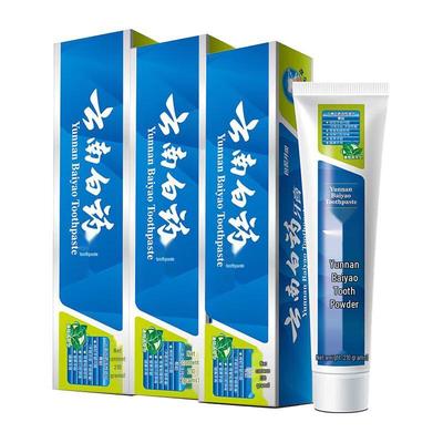 Yunnan Baiyao Pfefferminz-Zahnpasta 3er-Pack