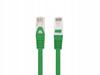 Patchcord Lanberg UTP kat.6 0,25m LSZH CU fluke passed zielony