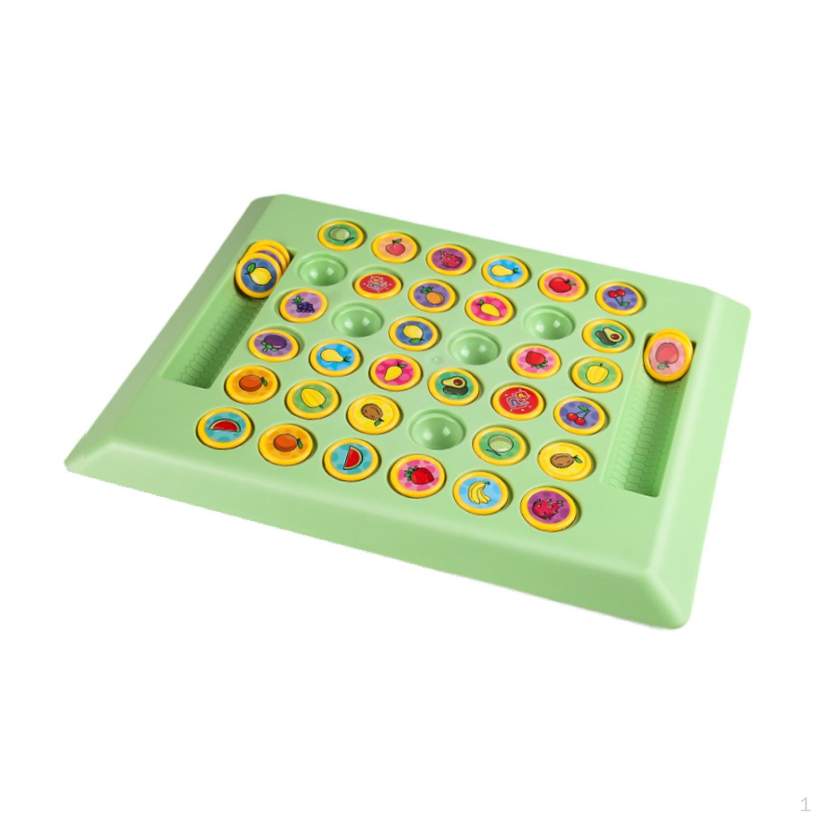 

Образовательная настольная игра «Шахматы с переворотом» с карточками памяти для семейного отдыха Fruit pattern