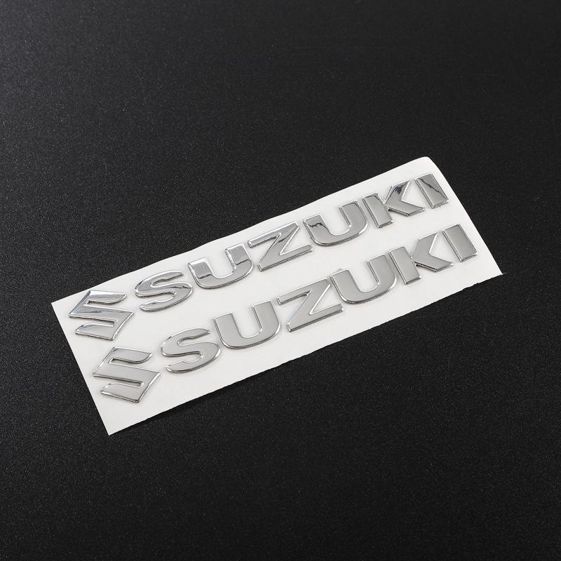 2pcs Soft Label for SUZUKI Swift SX4 S Cross Jimny Samurai Alto Ignis Grand Vitara Motorcycle Sticker Body Decal Decoration