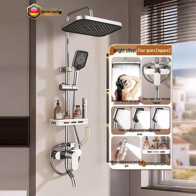 TLXT 13-inch Square Rain Shower System
