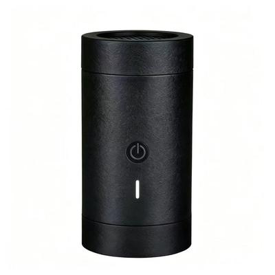 BK-33 USB Rechargeable Electric Incense Burner, Portable Aromatherapy Device for Home & Car, Simple Black Design