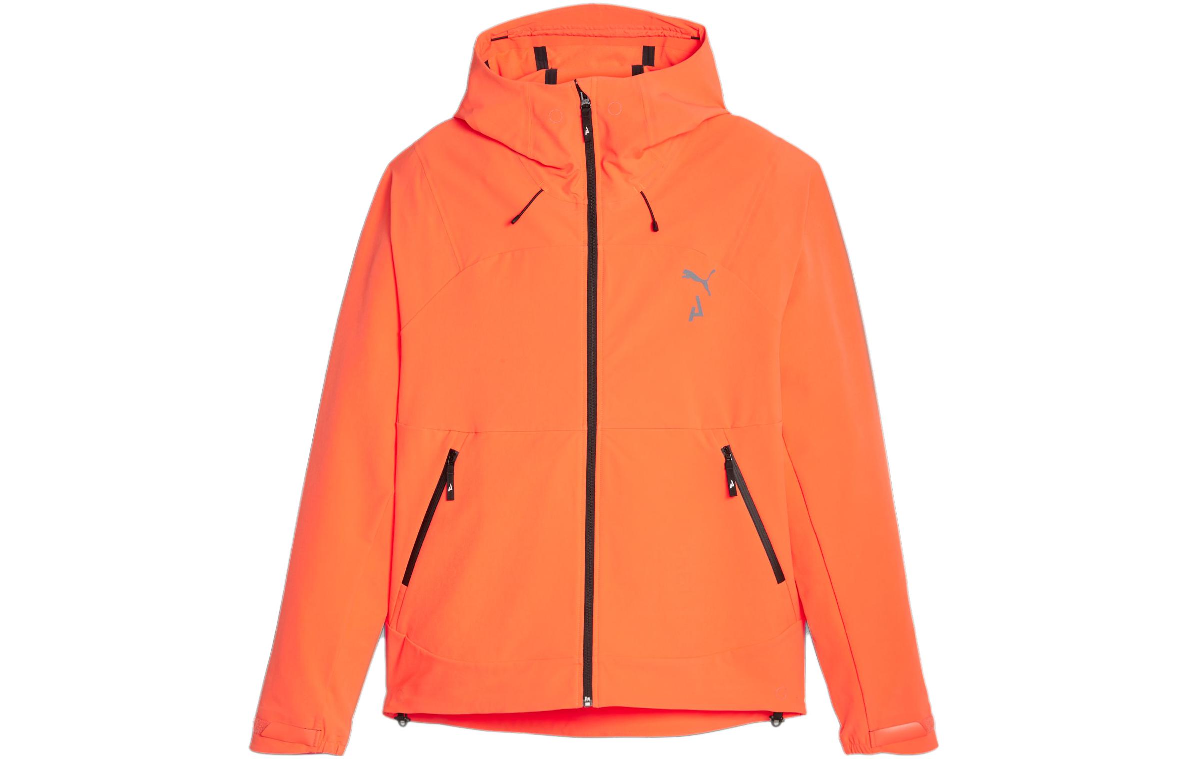 PUMA Jackets Men s Orange Hooded Moderate Other 524108-60 S