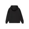Li Ning Sports Lifestyle Serie Musterbesticktes Einfarbiges Kapuzen-Pullover-Sweatshirt Damen Sweatshirt Schwarz AWDS372-3