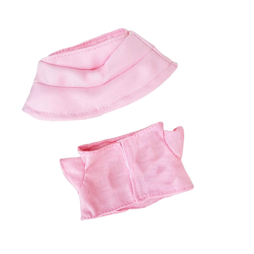 First And Second Generation Baby Clothes 17cm Doll Sitting Party Clothes Accessories Overalls