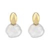 925 Silver Needle Simple Shell-Shaped Earrings High-End French Retro Temperament Earrings Niche Light Luxury Stud Earrings Wholesale