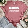 Gods Favorite Problem Shirt, Funny Christian Tee, Sarcastic Faith Shirt, Religious Humor Tshirt, Christian Graphic Tee