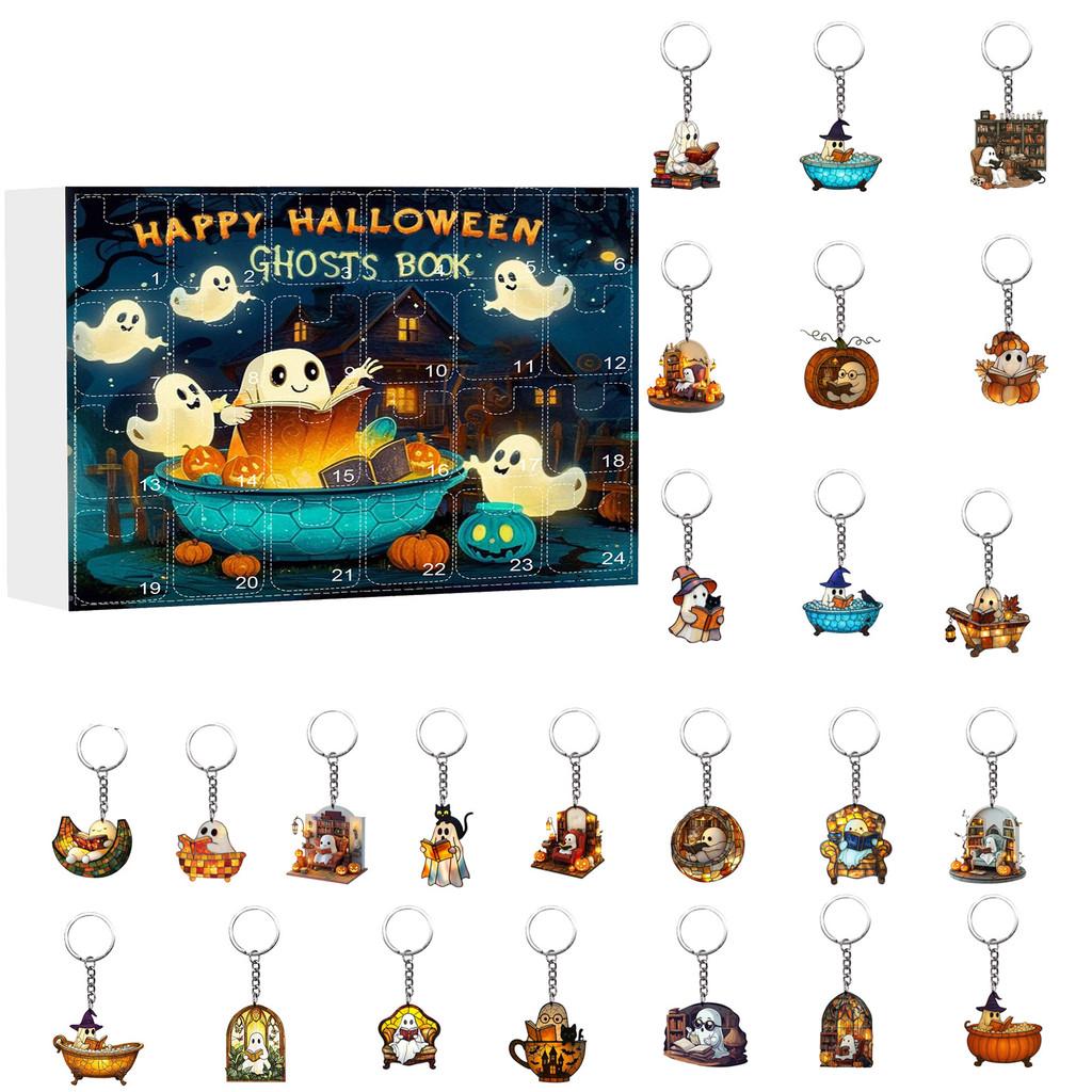 Halloween Ghost Keychain Series With Acrylic Material For Party Decor And Collectors
