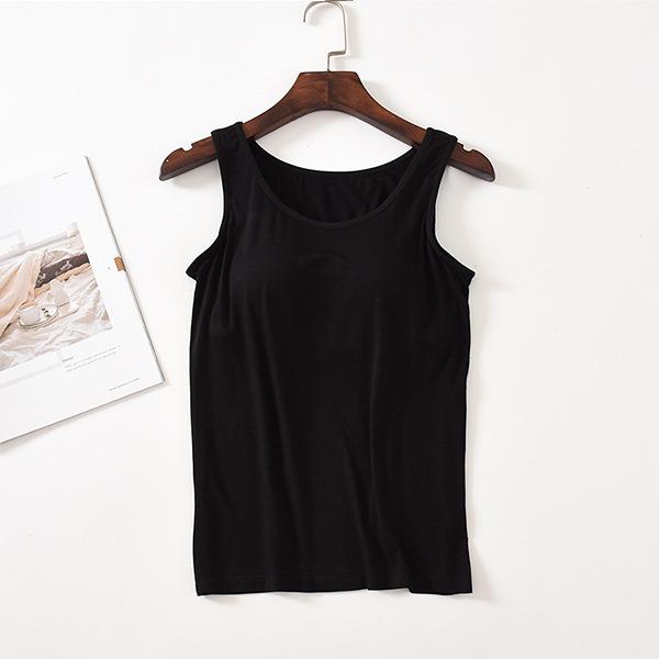 

Топ из модала с подкладкой и встроенным бюстгальтером - женский цельный топ XXL