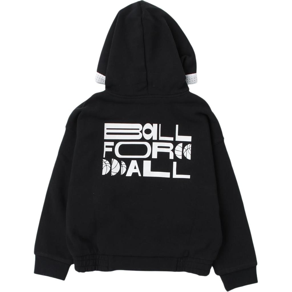 Nike Reversible Hooded Sweatshirt With Letter Logo Print Kids tops Black White DX5518-010