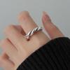 Copper Twisted Wire Twist Ring For Women Gift Irregular Geometry Jewelry Accessories Dropshipping