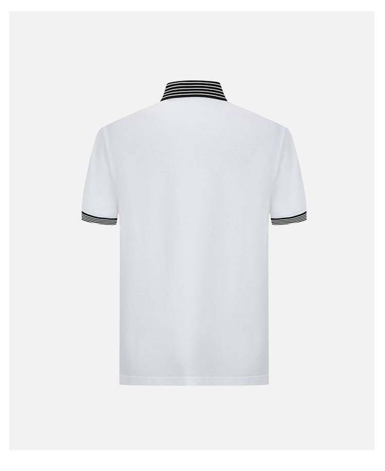 Classic and Versatile Men's Short Sleeved Polo Shirt for Spring and Summer, Featuring Fashionable Contrasting Colors with Letter Logos