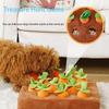 Carrot Farm Gnawing and Biting Dog Toys Relieve Boredom Interact Pet Plush Puzzle Toys Puppy Brain Training Feeding Games Gifts