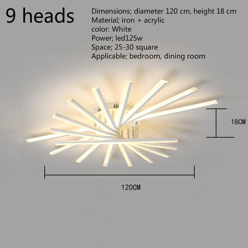 Modern LED Ceiling Lamp Home Dining Living Room Bedroom Decoration Long Head Acrylic Strip Light Kitchen Chandelier Fixtures