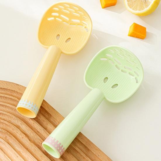 Cartoon Rice Spoon Non-Stick Plastic Rice Spatula Scoop Cooker Food Masher Strainer Spoon Multi-Functional Kitchen Tool for Mashing Fruits Vegetables