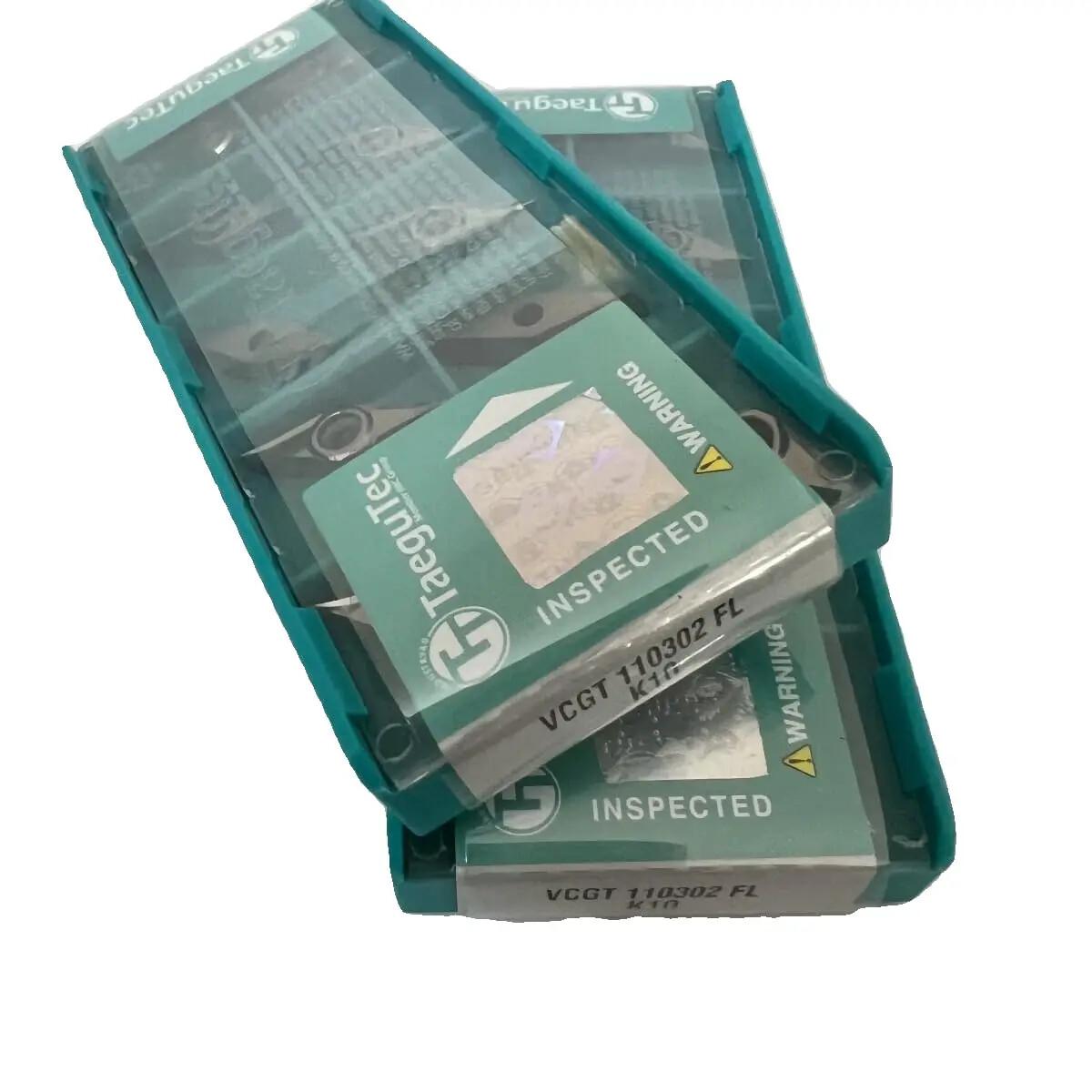 

TaeguTec / VCGT110302FL K10 /Original genuine CNC alloy blade 10 PCS