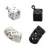 Sturdy Alloy Dices Charm Pendant Vintage Dragon Designs Fashion Jewelry Accessory for Necklace Bracelet Craft Supploes