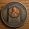 Der letzte Penny Tribut-Token Souvenir-Münze Sammlerqualität Letzte Penny Tribut-Münze mit Vintage-Finish Gedenkmünze