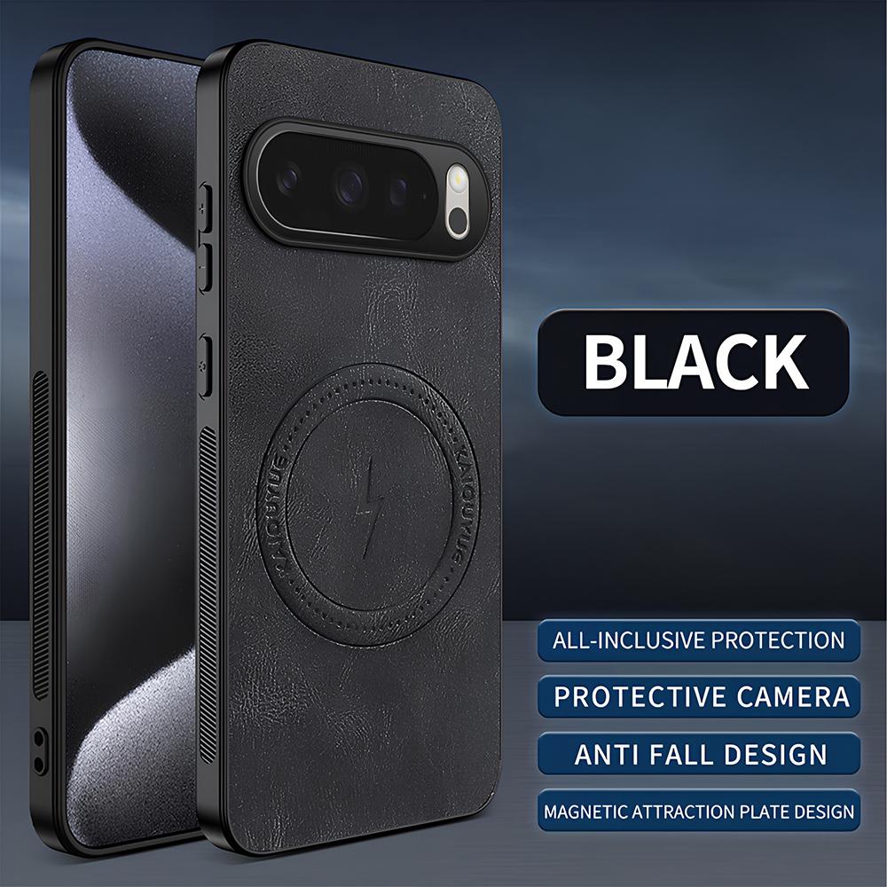 Für Google Pixel 6 7 8 9 10 Pro XL 6a 7a 8a 9a Hülle Magnetisch Mode PU-Leder Hartplastik Stoßfeste Schutzhülle für das Telefon