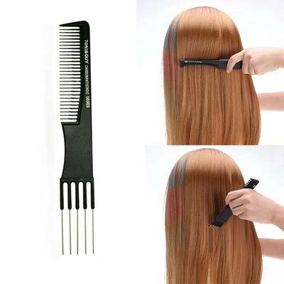 Professioneller Haarfärbekamm mit Doppelenden, Entwirrungsbürste, Haarfärbebürste, Friseurkamm, Salon, Friseur-Styling-Tools