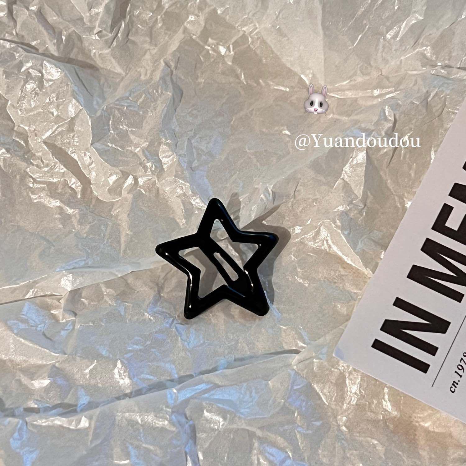 

Dopamine Star Hair Clip: Elegant Women s Headwear Accessory for Summer Bangs