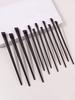12PCS Scythe eyeliner brush Eyeshadow blade brush Detail brush bevel eyebrow brush eyelid down to lying silkworm brush