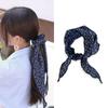 European and American classic long-staple cotton long scarf cashew headband headscarf silk scarf high-end square scarf light luxury minimalist