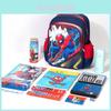 Spider Man Blue Kids Backpack With Waterproof Breathable Material For School And Night Safety