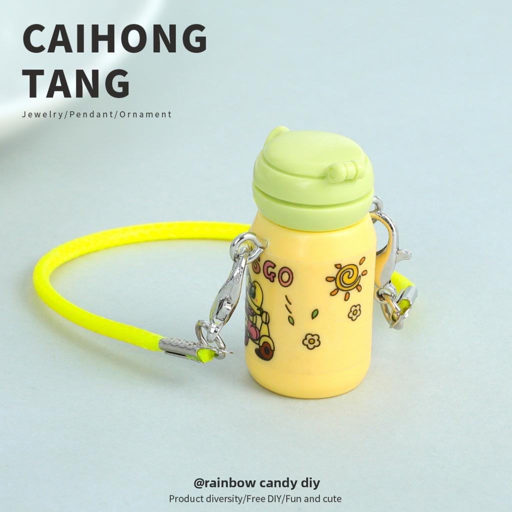 Ropa Labubu Doll Thermos Cup Model Mini Water Bottle Baby Bottle Pendant Accessories Doll Clothes Outfit Decoration