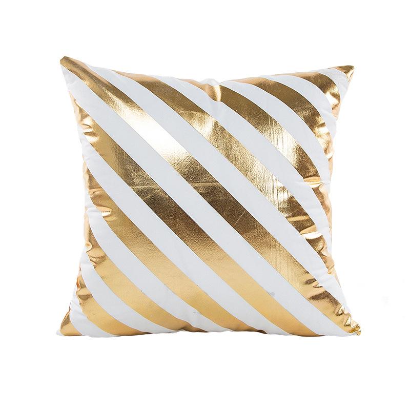 New Summer Hot Stamping Pillowcase Soft and Comfortable Sofa Decoration Home Fashion Pillowcase