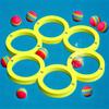 Pool Games Set With 10/12 Balls Pool Floating Throwing Games Floating Ring For Kids Adults Swimming Pool Water Game