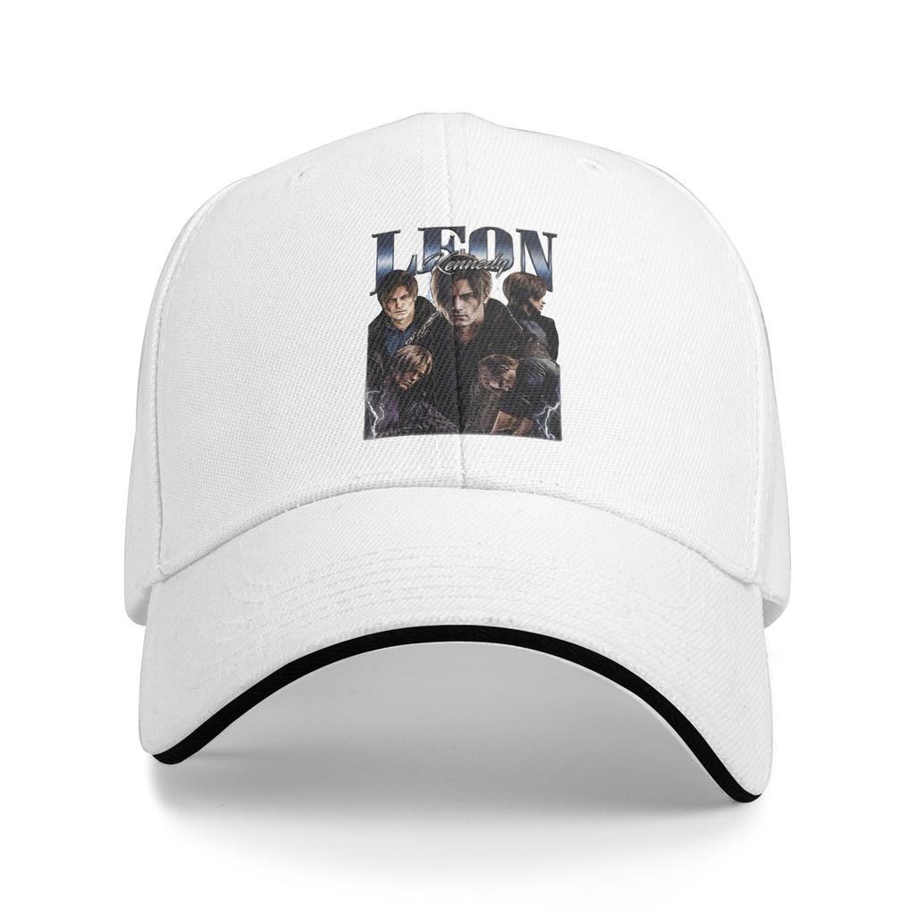 Leon Kennedy Vintage Residents Evils Baseball Cap  Y2k Cute Hip Hop Hats Summer Men Women Kpop Rock Baseball Caps