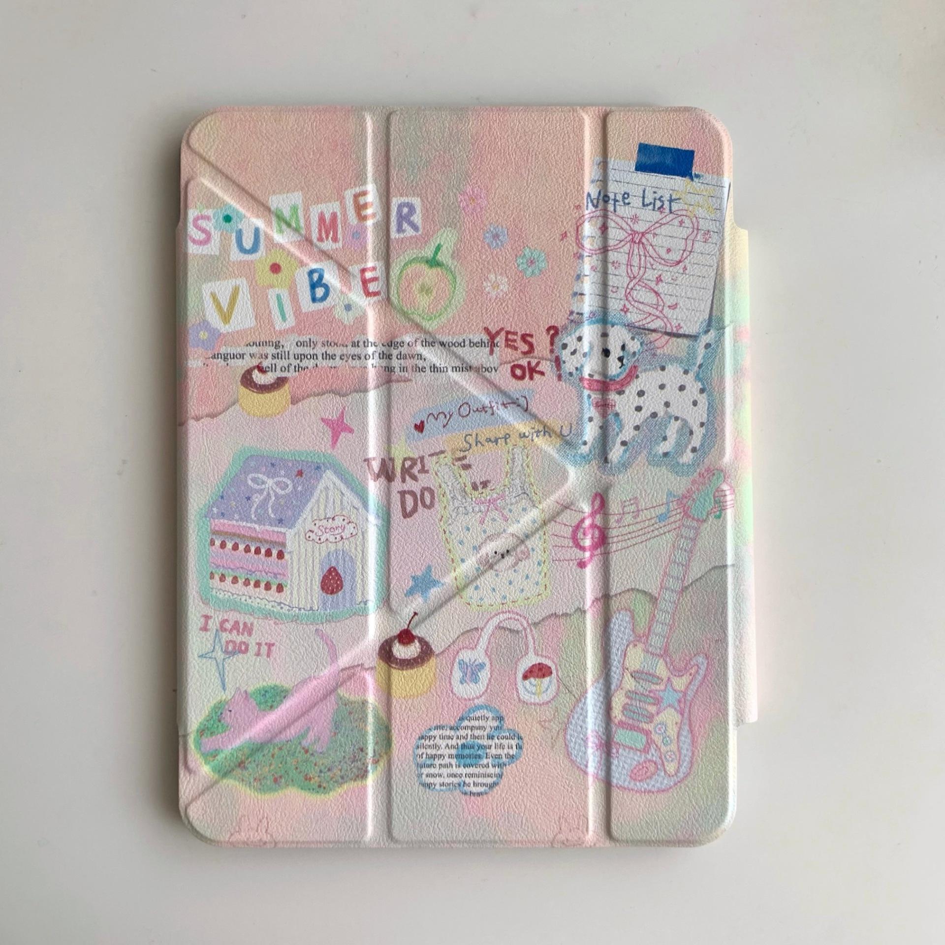 

iPad Air 5/Mini 6 Case - Spotted Dog & Musical Notes Collage iPad Mini 6/7 (8.3 inches)