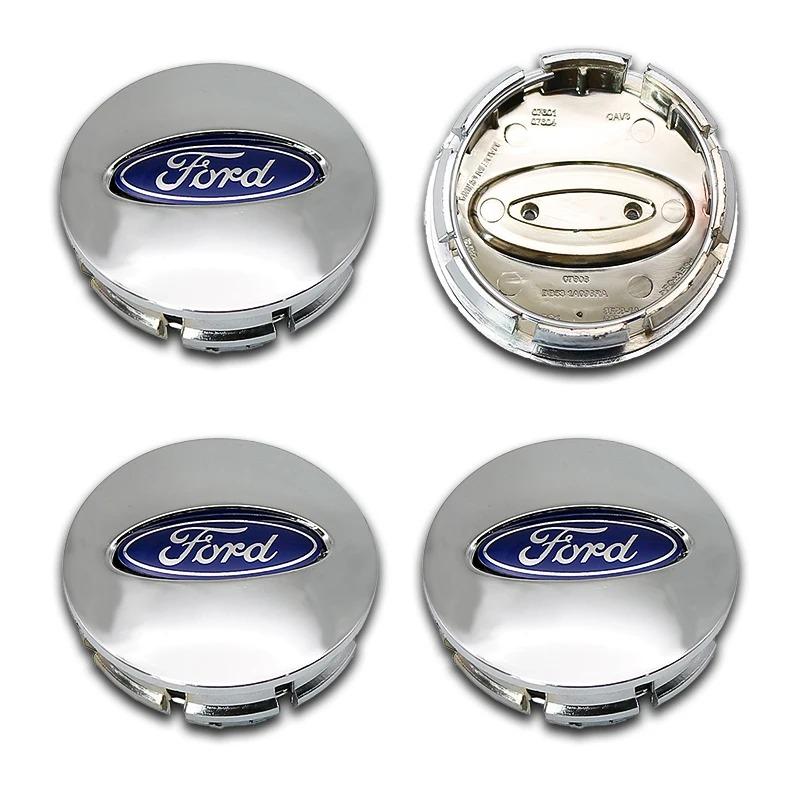 Ford ABS 65mm Car Wheel Center Cap Hub Covers Badge Accessories For Fiesta Mk7 Focus 2 Mk3 F150 Mondeo C-Max Fusion Ranger Escor