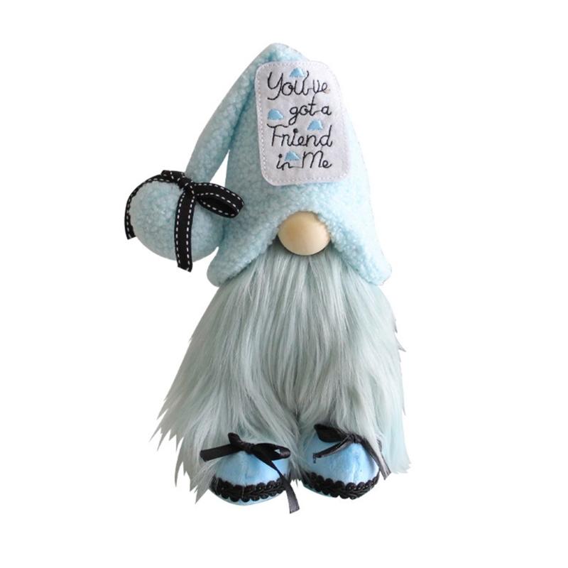 

Table top Christmas Toy Handmade Holiday Decoration Gnome Figurine Plush Toy For Christmas Decoration 1