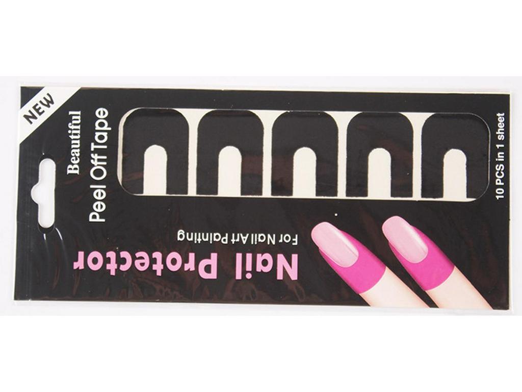 U-Shaped Anti-Spill Nail Art Stickers
